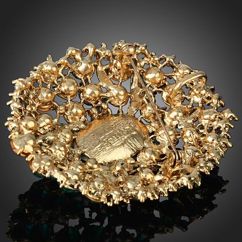 85mm SWAROVSKI CRYSTAL HONEYCOMB PENDANT or BROOCH
